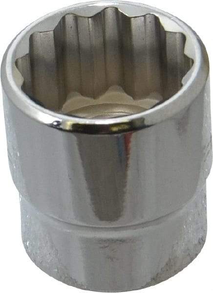 Blackhawk by Proto - 3/4", 3/8" Drive, Standard Hand Socket - 12 Points, 1-7/64" OAL, Chrome Finish - Americas Industrial Supply