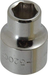 Blackhawk by Proto - 3/8" Drive, Standard Hand Socket - 6 Points, 57/64" OAL, Chrome Finish - Americas Industrial Supply