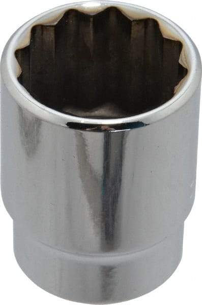 Blackhawk by Proto - 7/8", 1/2" Drive, Standard Hand Socket - 12 Points, 1-1/2" OAL, Chrome Finish - Americas Industrial Supply