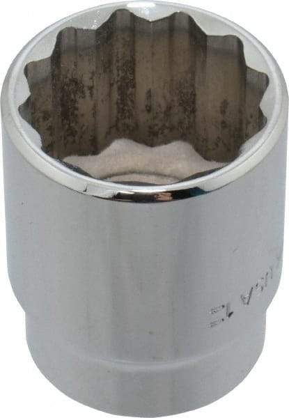 Blackhawk by Proto - 1", 1/2" Drive, Standard Hand Socket - 12 Points, 1-37/64" OAL, Chrome Finish - Americas Industrial Supply