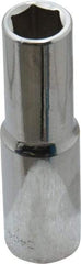 Blackhawk by Proto - 1/2", 1/2" Drive, Deep Hand Socket - 6 Points, 3-3/32" OAL, Chrome Finish - Americas Industrial Supply