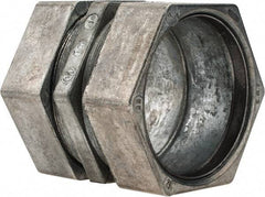 Thomas & Betts - 2-1/2" Trade, Die Cast Zinc Compression EMT Conduit Coupling - Noninsulated - Americas Industrial Supply