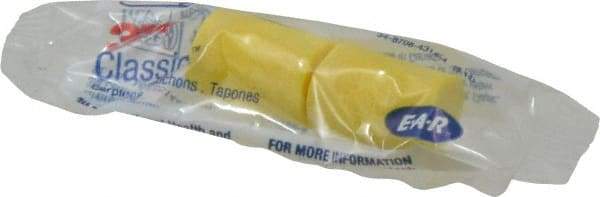 3M - Disposable, Uncorded, 29 dB, Barrel Earplugs - Yellow - Americas Industrial Supply