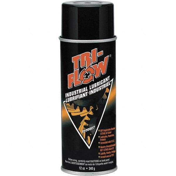 Tri-Flow - 16 oz (12oz Net Fill) Aerosol with PTFE Penetrant/Lubricant - Brown, -60°F to 475°F - Americas Industrial Supply