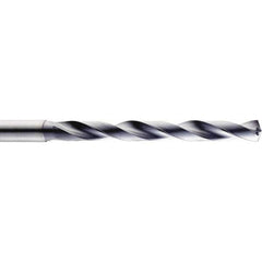 SGS - 3/4" 140° Spiral Flute Solid Carbide Taper Length Drill Bit - Americas Industrial Supply
