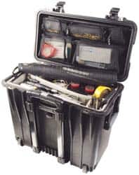 Pelican Products, Inc. - 12" Wide x 12" Deep x 18" High, Top Loader Case - Black, Plastic - Americas Industrial Supply