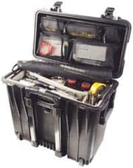 Pelican Products, Inc. - 12" Wide x 12" Deep x 18" High, Top Loader Case - Black, Plastic - Americas Industrial Supply