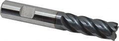 Iscar - 5/8", 5 Flute, Solid Carbide, Corner Chamfer End Mill - 4" OAL, 1.56" LOC - Americas Industrial Supply