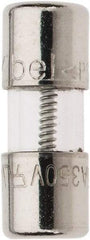 Ferraz Shawmut - 350 VAC, 3.5 Amp, Time Delay Miniature Glass Fuse - Clip Mount, 15mm OAL, 10 at 125 V kA Rating, 5mm Diam - Americas Industrial Supply