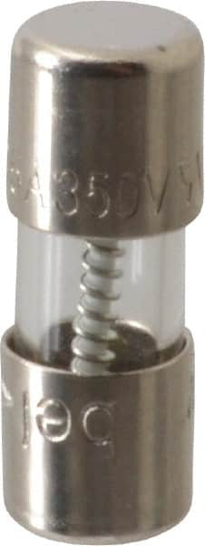 Ferraz Shawmut - 350 VAC, 5 Amp, Time Delay Miniature Glass Fuse - Clip Mount, 15mm OAL, 10 at 125 V kA Rating, 5mm Diam - Americas Industrial Supply