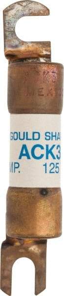 Ferraz Shawmut - 3 Amp Time Delay Round Forklift & Truck Fuse - 125VAC, 125VDC, 3.07" Long x 0.5" Wide, Bussman ACK3, Ferraz Shawmut ACK3 - Americas Industrial Supply