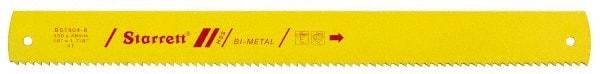 Starrett - 21" Long, 6 Teeth per Inch, Bi-Metal Power Hacksaw Blade - Toothed Edge, 1-7/8" Wide x 0.088" Thick - Americas Industrial Supply