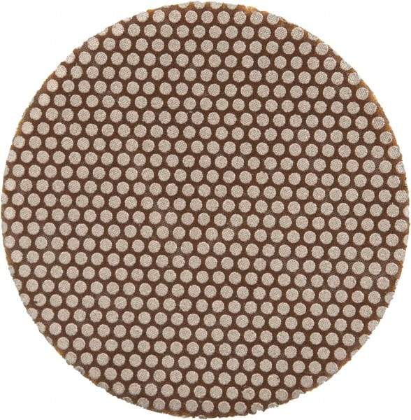 3M - 1" Diam, 800 Grit, Diamond Hook & Loop Disc - Super Fine Grade, Coated, Cloth Backing, Series 6002J - Americas Industrial Supply