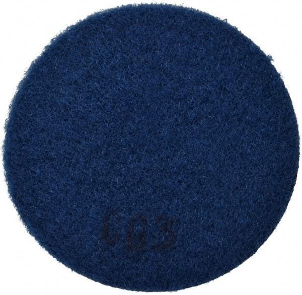 3M - 3" Diam, 1,800 Grit, Diamond Hook & Loop Disc - Ultra Fine Grade, Coated, Cloth Backing, Series 6002J - Americas Industrial Supply