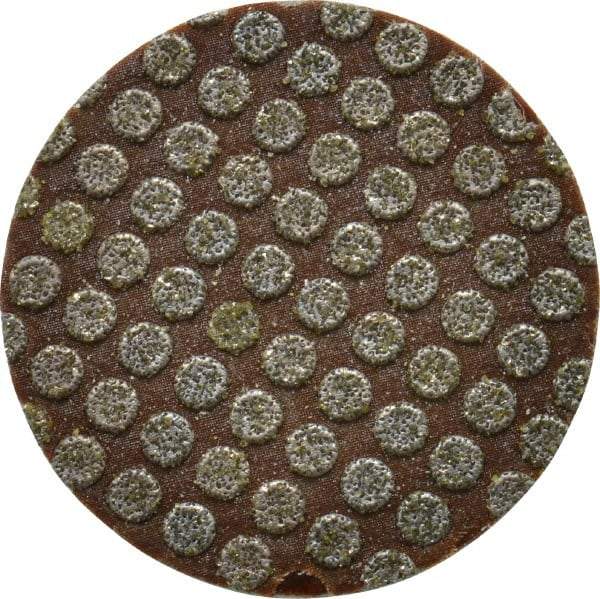 3M - 1" Disc Diam, 60 Grit, Diamond Quick Change Disc - Type R Attaching System, Coated, Green, Medium Grade, 30,000 RPM, 6234J Series - Americas Industrial Supply