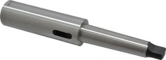 Interstate - MT3 Inside Morse Taper, MT3 Outside Morse Taper, Extension Morse Taper to Morse Taper - 8-1/2" OAL, Medium Carbon Steel, Hardened & Ground Throughout - Exact Industrial Supply