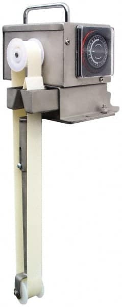 Abanaki - 18" Reach, 1 GPH Oil Removal Capacity, 115/220 Max Volt Rating, 60 Hz, Belt Oil Skimmer - Flat Belt - Americas Industrial Supply