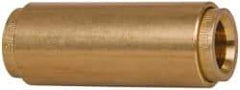 Norgren - 3/8" Outside Diam, Brass Push-to-Connect Tube Union - 150 Max psi, Tube to Tube Connection, Buna O-Ring - Americas Industrial Supply