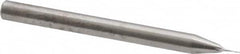 RobbJack - 0.01", 0.03" LOC, 1/8" Shank Diam, 1-1/2" OAL, 2 Flute, Solid Carbide Square End Mill - Single End, Uncoated, Spiral Flute, 30° Helix, Centercutting, Right Hand Cut, Right Hand Flute, Series SR-2 - Americas Industrial Supply