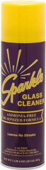 Made in USA - 20 oz Aerosol Unscented Glass Cleaner - Use on Glass Surfaces, Plexiglass - Americas Industrial Supply