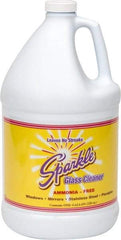 Made in USA - 1 Gal Bottle Unscented Glass Cleaner - Use on Glass Surfaces, Plexiglass - Americas Industrial Supply