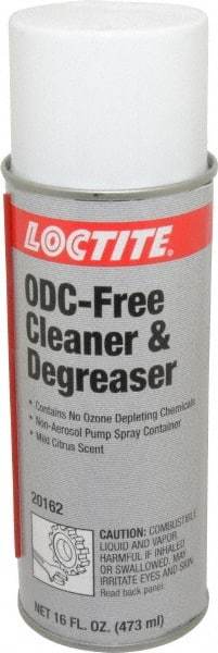 Loctite - 16 oz Can Cleaner/Degreaser - Liquid, Hydrocarbon-Based, Unscented - Americas Industrial Supply