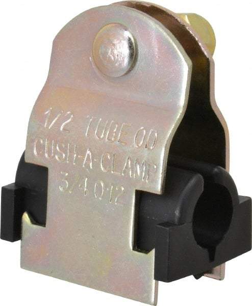 ZSI - 1/2" Pipe, Tube Clamp with Cushion - Dichromate - Americas Industrial Supply