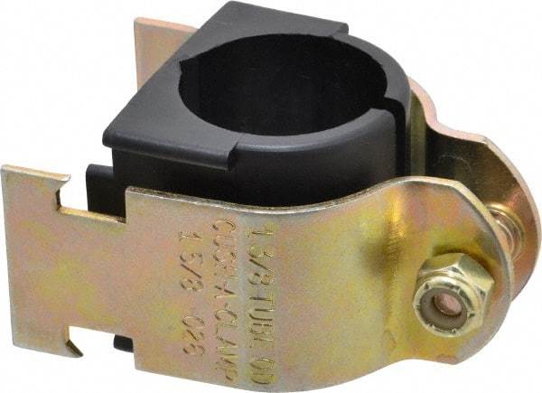 ZSI - 1" Pipe," Pipe Clamp with Cushion - Dichromate - Americas Industrial Supply