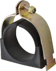 ZSI - 2-1/2" Pipe," Pipe Clamp with Cushion - Dichromate - Americas Industrial Supply