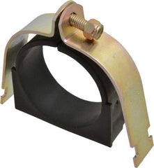 ZSI - 3" Pipe," Pipe Clamp with Cushion - Dichromate - Americas Industrial Supply