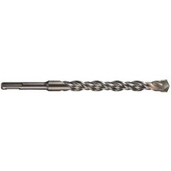 Bosch - 3/8" Diam, SDS-Plus Shank, Carbide-Tipped Rotary & Hammer Drill Bit - Americas Industrial Supply