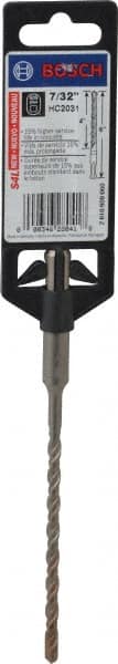 Bosch - 7/32" Diam, SDS-Plus Shank, Carbide-Tipped Rotary & Hammer Drill Bit - Exact Industrial Supply