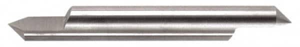 Accupro - 5/16 Inch Diameter, 2-1/2 Inch Overall Length, 1/2 Inch Split Length, Solid Carbide, Conical Point Split End Carbide Blank - Single End, 60° Point - Americas Industrial Supply