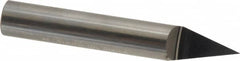 Accupro - 3/8 Inch Diameter, 2-1/2 Inch Overall Length, 1/2 Inch Split Length, Solid Carbide, Conical Point Split End Carbide Blank - Single End, 30° Point - Americas Industrial Supply