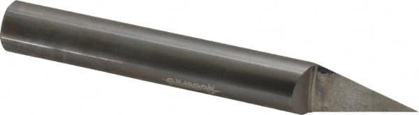 Accupro - 1/2 Inch Diameter, 4 Inch Overall Length, 5/8 Inch Split Length, Solid Carbide, Conical Point Split End Carbide Blank - Single End, 30° Point - Americas Industrial Supply