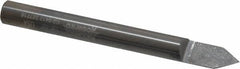 Accupro - 1/4 Inch Diameter, 2-1/2 Inch Overall Length, 3/8 Inch Split Length, Solid Carbide, Conical Point Split End Carbide Blank - Single End, 60° Point - Americas Industrial Supply