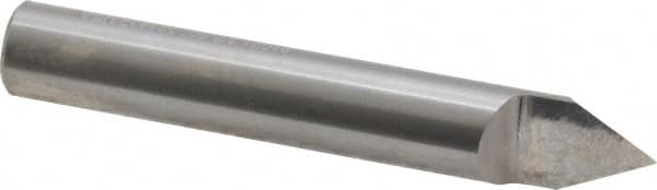 Accupro - 3/8 Inch Diameter, 2-1/2 Inch Overall Length, 1/2 Inch Split Length, Solid Carbide, Conical Point Split End Carbide Blank - Single End, 60° Point - Americas Industrial Supply