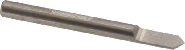 Accupro - 3/16 Inch Diameter, 2 Inch Overall Length, 3/8 Inch Split Length, Solid Carbide, Conical Point Split End Carbide Blank - Single End, 90° Point - Americas Industrial Supply