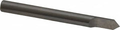 Accupro - 1/4 Inch Diameter, 2-1/2 Inch Overall Length, 3/8 Inch Split Length, Solid Carbide, Conical Point Split End Carbide Blank - Single End, 90° Point - Americas Industrial Supply
