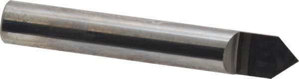Accupro - 3/8 Inch Diameter, 2-1/2 Inch Overall Length, 1/2 Inch Split Length, Solid Carbide, Conical Point Split End Carbide Blank - Single End, 90° Point - Americas Industrial Supply