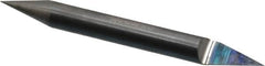 Accupro - 1/4 Inch Diameter, 2-1/2 Inch Overall Length, 3/8 Inch Split Length, Solid Carbide, Conical Point Split End Carbide Blank - Single End, 30° Point - Americas Industrial Supply