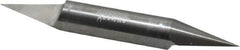 Accupro - 1/2 Inch Diameter, 4 Inch Overall Length, 5/8 Inch Split Length, Solid Carbide, Conical Point Split End Carbide Blank - Single End, 30° Point - Americas Industrial Supply