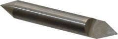 Accupro - 3/8 Inch Diameter, 2-1/2 Inch Overall Length, 1/2 Inch Split Length, Solid Carbide, Conical Point Split End Carbide Blank - Single End, 60° Point - Americas Industrial Supply