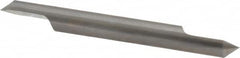 Accupro - 1/4 Inch Diameter, 2-1/2 Inch Overall Length, 3/8 Inch Split Length, Solid Carbide, Conical Point Split End Carbide Blank - Single End, 90° Point - Americas Industrial Supply