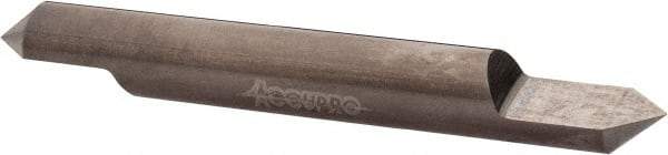 Accupro - 5/16 Inch Diameter, 2-1/2 Inch Overall Length, 1/2 Inch Split Length, Solid Carbide, Conical Point Split End Carbide Blank - Single End, 90° Point - Americas Industrial Supply