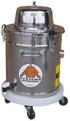 AIR Systems - 5 Gal, Stainless Steel Tank, Dry, Toxic Dust Vacuum Cleaner - 1.3 hp, 7.5 Amps - Americas Industrial Supply