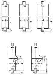 Made in USA - Press Brake Punch and Die Set - 6 Ft. Punch and Die Length - Americas Industrial Supply