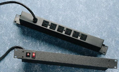 Wiremold - 6 Outlets, 120 Volts, 15 Amps, 15' Cord, Power Outlet Strip - Rack Mount, 2 Front - 4 Back NEMA Configuration, cULus Recognized - Americas Industrial Supply