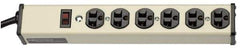Wiremold - 4 Outlets, 120 Volts, 20 Amps, 15' Cord, Power Outlet Strip - Free Hanging Mount, 5-20 NEMA Configuration, 10-3/4" Strip, cULus Listed - Americas Industrial Supply