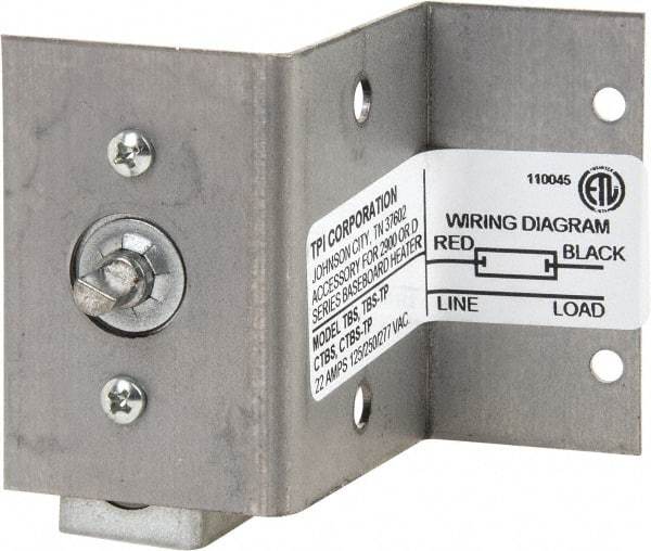 TPI - Single Pole Baseboard Heating Thermostat - For Use with Markel Electric Baseboard Heater 24 - Americas Industrial Supply